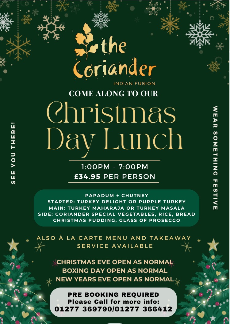 THE CORIANDER ONGAR